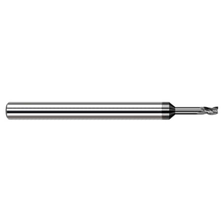 Miniature End Mill - 3 Flute - Square, 0.0300, Shank Dia.: 1/8